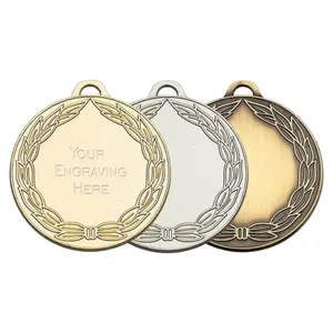 Personalized Football Medals Achievement Trophy Engraved Sports Medals Award Complete With Medal Ribbon