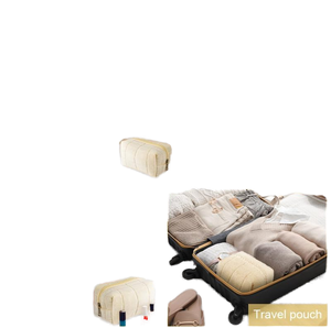 Sac <span class=keywords><strong>de</strong></span> maquillage <span class=keywords><strong>en</strong></span> peluche stockage cosmétique rouge à lèvres pour femmes fermeture éclair grand voyage <span class=keywords><strong>trousse</strong></span> <span class=keywords><strong>de</strong></span> <span class=keywords><strong>toilette</strong></span> pochette transportant velours <span class=keywords><strong>tissu</strong></span> sac - Product Image 4