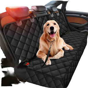 كلب صغير مقعد سيارة حيوان أليف غطاء المقعد الخلفي في المخزن تعزيز نمط صلب مصنوع من مادة أكسفورد - Product Image 4