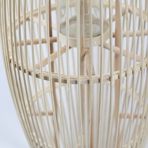 Lámpara de viento trenzada de bambú Vintage para decoración de exteriores, <span class=keywords><strong>candelabro</strong></span> de suelo a techo, ornamento, linterna de jardín de gran tamaño - Product Image 4