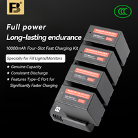 Baterai LED Lithium FB VLB NP F970 10000mAh Monitor, Rel Geser, Transmisi Video untuk Godox JINBEI