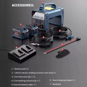 ماكينة لحام بالقوس الكهربائي تعمل بالتيار المستمر وبطارية ليثيوم قابلة لإعادة الشحن، محمولة والأكثر مبيعًا من مصنع المصدر - Product Image 6