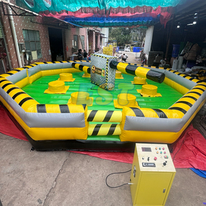 Deporte interactivo divertido juego <span class=keywords><strong>de</strong></span> fusión mecánico inflable último hombre juego <span class=keywords><strong>de</strong></span> pie <span class=keywords><strong>juegos</strong></span> inflables eliminadores <span class=keywords><strong>de</strong></span> wipeout - Product Image 1