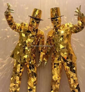 Funtoys MOQ 1 PCS Nuevo Traje <span class=keywords><strong>de</strong></span> Espejo LED <span class=keywords><strong>de</strong></span> Moda, Accesorios Interactivos para Actuaciones, Disfraz para <span class=keywords><strong>Mujer</strong></span> y Hombre - Product Image 6