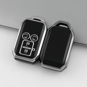 Coque de protection pour clé de voiture en TPU souple de qualité supérieure pour <span class=keywords><strong>SUZUKI</strong></span> Grand <span class=keywords><strong>Vitara</strong></span> <span class=keywords><strong>S</strong></span>-<span class=keywords><strong>CROSS</strong></span> Alivio SX4 porte-clé<span class=keywords><strong>s</strong></span> porte-clé<span class=keywords><strong>s</strong></span> sac usine directe - Product Image 1
