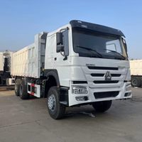Полностью восстановленный самосвал Howo A7 6x4 371 л.с. с задней разгрузкой, надежная гидравлическая система для дорожного строительства, экспорт