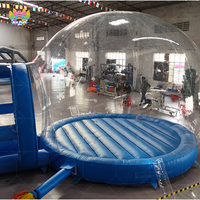 Maison d'amusement clair dôme gonflable en cristal igloo tente à bulles fête d'enfants boule à neige gonflable transparente ballons à bulles maison