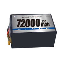 Batteries de drone LiHv semi-solides Li-ion 70000 mAh 6S 12S 14S 18S 24S 70AH 72AH pour aéronefs, fournisseur chinois