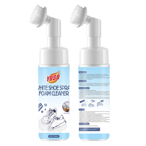 Nettoyant Moussant Écologique pour Chaussures avec Formule Avancée et Parfum Personnalisé pour l'Élimination des Taches Tenaces sur Cuir, Toile et Vêtements - Product Image 1