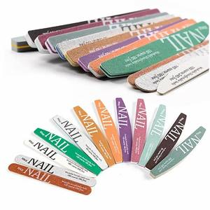 Outils de manucure, bande de ponçage, lime à ongles demi-lune, double face, limes à ongles 100/180 grains - Product Image 1