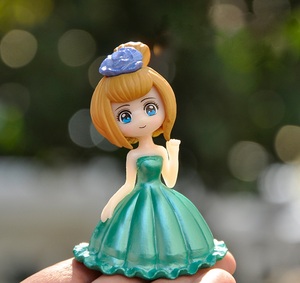 Maison de poupée miniature à faire soi-même, robes de <span class=keywords><strong>princesse</strong></span>, figurine de fille, voiture, <span class=keywords><strong>table</strong></span> de sable, décoration paysagère - Product Image 5