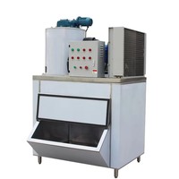 Machine à glace en flocons de grande capacité 2500 kg 3000 kg par jour |   Machine à glaçons en forme de flocon de neige pour le refroidissement du béton |   Machine à glaçons industrielle
