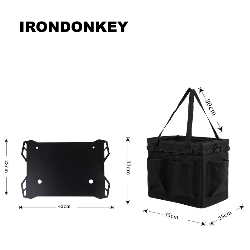 Boîte à outils + Couvercle/Noir 25*35*32cm