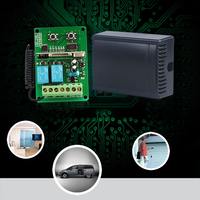 Télécommande émetteur transmetteur récepteur sans fil RF, commande à distance, 12V DC, 2 canaux
