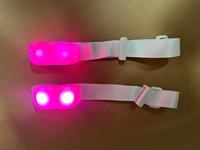 Bracelets DMX Ruben LED sans fil avec télécommande radio personnalisée en nylon Bracelet Xy lumineux à LED pour fête et concert