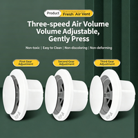 Système de ventilation moderne et durable Lishine – Grilles de ventilation en ABS réglables et épaissies pour un air frais