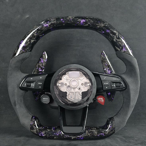 Volant de voiture pour Volkswagen VW <span class=keywords><strong>Golf</strong></span> 7 R Golf7 Mk7 <span class=keywords><strong>gti</strong></span> 7r Volants LED Volant en fibre de carbone - Product Image 6