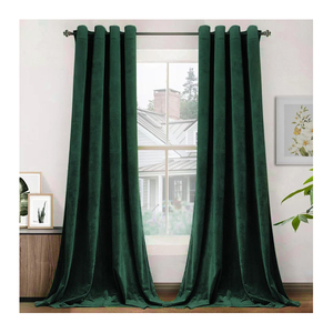 Chambre à coucher de luxe personnalisée Réduction du bruit Oeillets Top Doux Soyeux Isolation <span class=keywords><strong>Thermique</strong></span> Rideaux en velours occultant pour le salon - Product Image 1