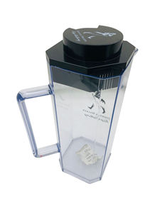 Pichet à eau gazeuse classique en plastique écologique avec couvercle - Product Image 4