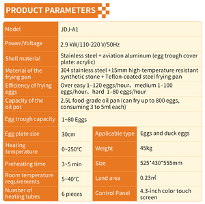 Nhỏ Điện Thương Mại Omelette Nhà Sản Xuất Chiên Định Hình Nấu Ăn Trứng Nhà Sản Xuất Tự Động Trứng Chiên Máy - Product Image 6