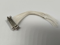 Conector Rectangular Mini de 37 Pines Serie J30J-37TJL, Arnés de Cables de Cobre, Conector Macho Chapado en Oro para Conexiones de Cables de PCB Aeroespaciales
