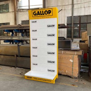 Nhà Máy Tùy Chỉnh Logo Màu Xanh Duy Nhất Bên Quảng Cáo Hiển Thị Giá Triển Lãm Kệ Siêu Thị Bán Lẻ Nhà Máy Nói Chung Cửa Hàng Giá - Product Image 5