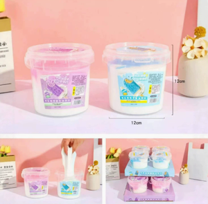 Nuevo cubo extra grande de espuma de leche adhesiva, juguete infantil, cubo portátil de 850g, slime, agua falsa, manualidades DIY - Product Image 2