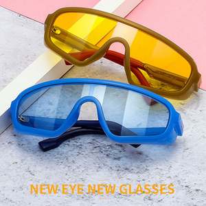 Gafas de Sol Vintage de Moda para Mujer, Montura Grande, Gafas de Sol Negras para Hombre, Protección UV400, Gafas de Sol de Gran Tamaño 2021 - Product Image 5