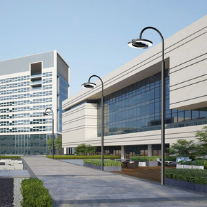 ไฟส่องสว่างกลางแจ้งแบบ LED 3 เมตร รุ่น Juming Crescent Bay โครงอะลูมิเนียม สำหรับสวนสาธารณะ พื้นที่อยู่อาศัย และถนน - Product Image 2