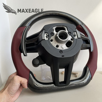 Volant en cuir suédé en fibre de carbone pour Porsche 718 911 Panamera Cayman Cayenne Macan Taycan 991 992 Upgrade