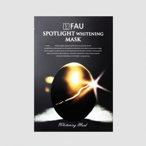 FAU K-Beauty Organic Lightening Anti-Ah Sheet Face Mask <b>Spotlight</b> Whitening Pack Moisturizing Brightening Korean Cosmetics - Product Image 2