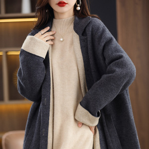<span class=keywords><strong>Cappotto</strong></span> di Cashmere di lusso invernale di alta qualità in maglia estesa <span class=keywords><strong>cappotto</strong></span> personalizzato in Cashmere <span class=keywords><strong>cappotto</strong></span> da <span class=keywords><strong>donna</strong></span> - Product Image 3