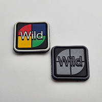 Vente en gros de patchs en PVC à repasser sur presse à chaud pour chapeau avec crochet et boucle logo personnalisé 3D patchs en caoutchouc PVC adhésifs pour vêtements