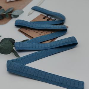 Wholesale Supplies Various Color <b>Elastic</b> Webbing Custom Pattern Multi-Functional for Bra Home Textiles 16mm Width Printed Logo - Product Image 3