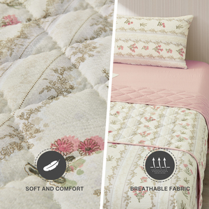 Ensemble de couette d'hiver pour la literie en gros <span class=keywords><strong>rose</strong></span>, ensemble de draps et de housse de couette - Product Image 5