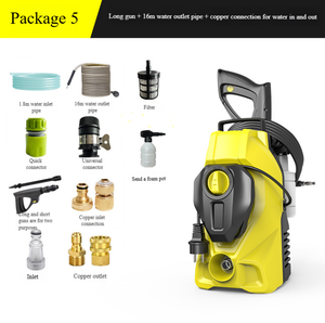 Limpiador de Autos de 1400W 220V 110V, Lavadora de Alta Presión Vertical - Lavadora de Autos Portátil Automática de Alta Potencia para el Hogar - Product Image 5
