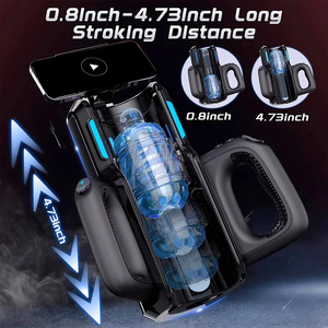 Leten Thrusting-Pro Juguete Vaginal Telescópico Automático de 12cm con Empuje Potente de Alta Velocidad, Copa de Avión Transformers - Product Image 5