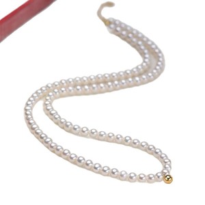 Collar de Perlas de Agua Dulce de 4-5 mm Casi Perfectas, Plata S925, Regalo para Novia Joven - Product Image 5
