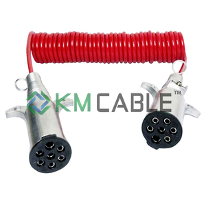 Горячая продажа 7 core прицеп трактор автомобиль EBS со спиральным кабелем автомобиля аксессуары и запчасти к ним силовые кабели Электрический провод - Product Image 5