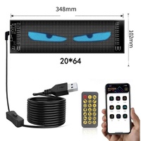 20*64 LED Programmable Flexible Camion Fenêtre Autocollant De Voiture APP Contrôle Nouvel État Accessoires De Voiture