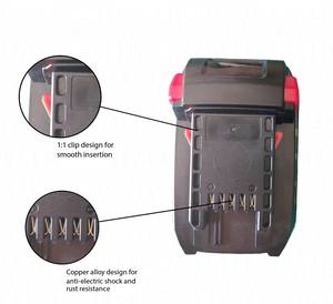 <span class=keywords><strong>Batterie</strong></span> de remplacement pour outils électriques : perceuse, meuleuse d'angle, tronçonneuse, marteau - Modèle universel M18 18V 18650 20T 25T - Product Image 5