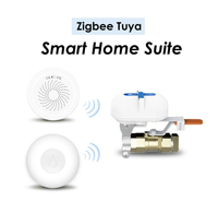 Tuya ZigBee Smart Home Products Contrôleur de vanne d'arrêt automatique pour les conduites d'eau et de gaz APP Télécommande et domotique