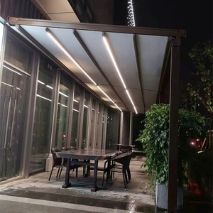 Tenda da sole retrattile in PVC tenda da sole laterale resistente in alluminio protezione antipioggia solare cinese per tetto tenda da sole retrattile - Product Image 4