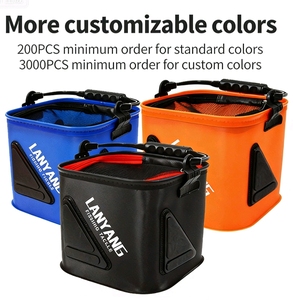 New Design Rigid Fishing Bait Bucket PP Material Lake Use Portable Multi-Functional Fish Live <strong>Lures</strong> Bucket - Product Image 4