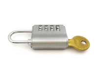 Vente flash : cadenas à combinaison à 4 chiffres avec clé maîtresse, qualité supérieure, cadenas à combinaison modifiable
