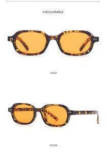 고품질 선글라스 새로운 패션 프리미엄 럭셔리 선글라스 + 자외선 차단 렌 셰이드 타원형 소형 도매 선글라스 중국 - Product Image 4