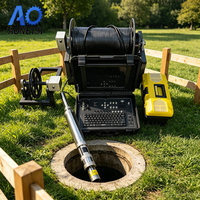 Caméra vidéo pour forage avec stockage interne SD, écran LCD IPS pour l'exploration minière, utilisation à haute température, construction robuste