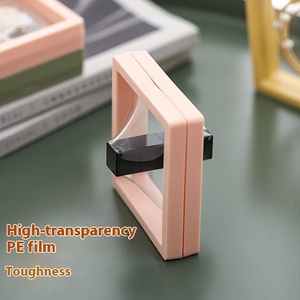 Boîtes flottantes personnalisées imprimées pour bijoux, Halloween, en <span class=keywords><strong>film</strong></span> PE transparent, support de présentation carré suspendu pour bagues avec logo - Product Image 4