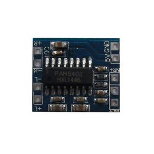 เครื่องขยายเสียงขนาดเล็ก 3W+3W 2.5-5V PAM8403 บอร์ดสำหรับโครงการ DIY - Product Image 1