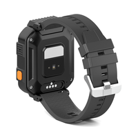 Pulsera de reloj inteligente GPS para ancianos IP67, localizador de llamadas SOS de plástico resistente al agua, rastreador con modo de posicionamiento de baliza